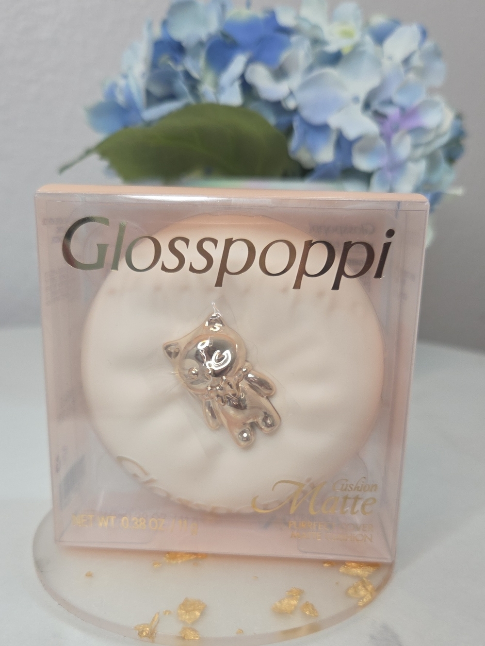 Glosspoppi Matte Cushion Foundation Puff - Parfait NC00